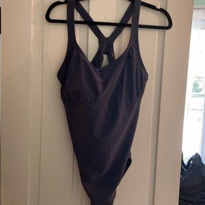 Nike grey one piece swimsuit